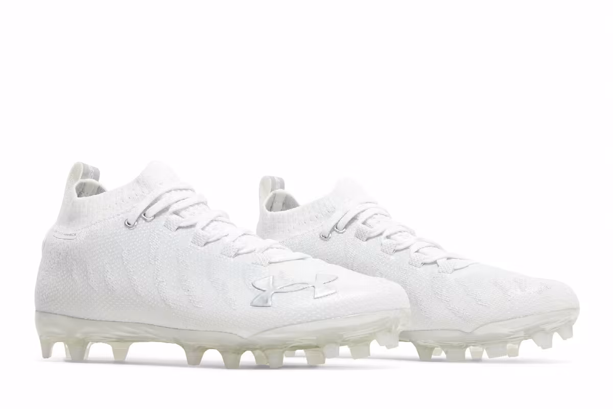 Under Armour Spotlight Lux MC White Metallic Silver, view 9