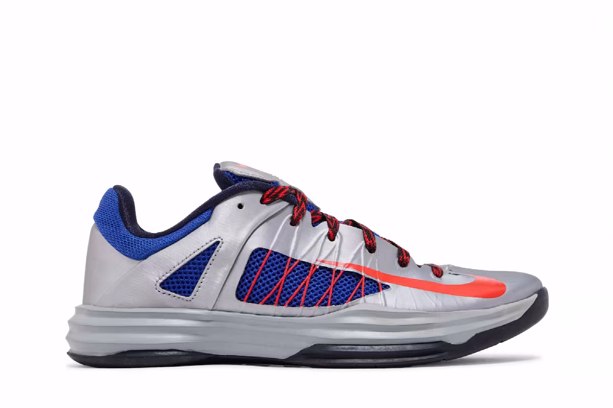 Nike Hyperdunk 2012 Low Stadium Grey Hyper Blue, view 2