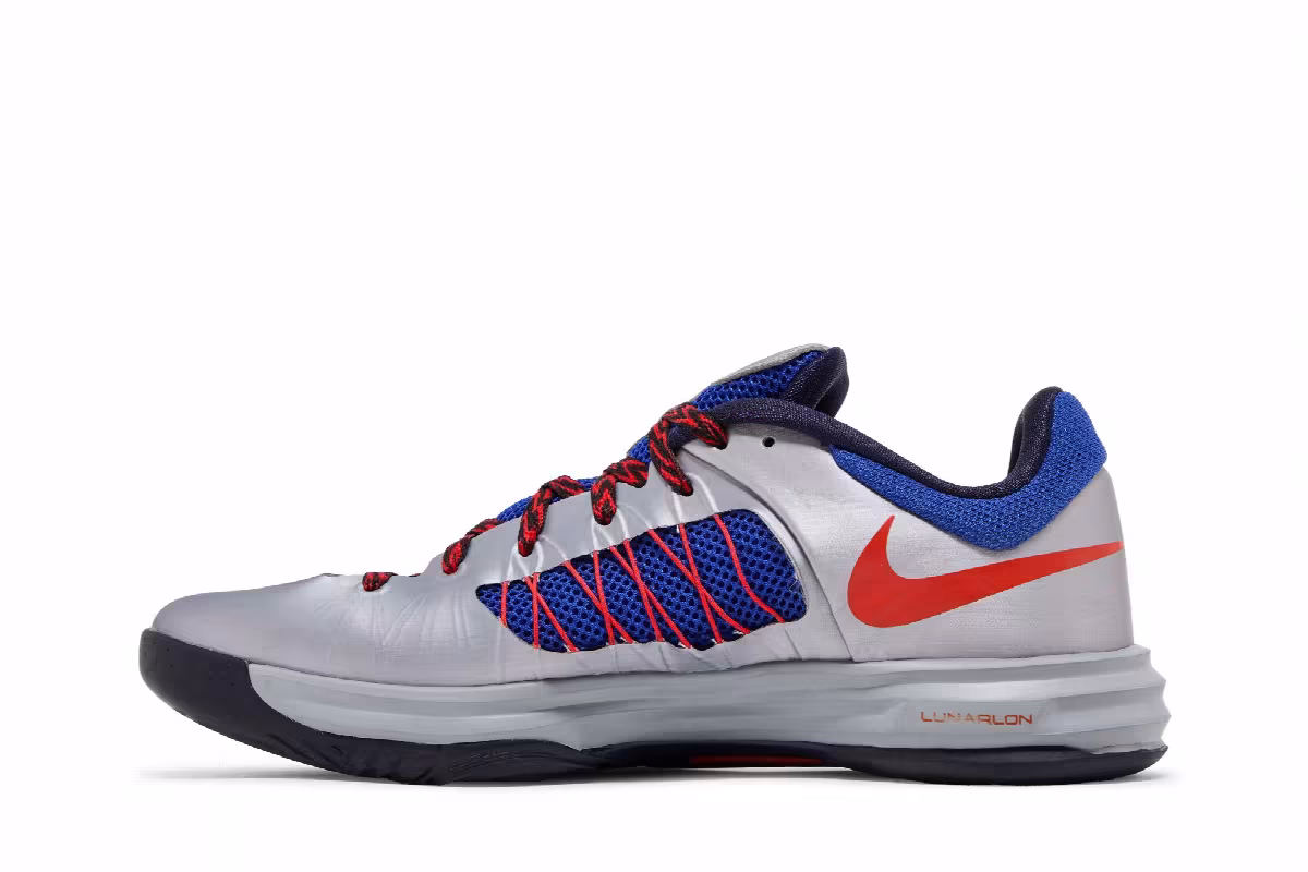 Nike Hyperdunk 2012 Low Stadium Grey Hyper Blue, view 4