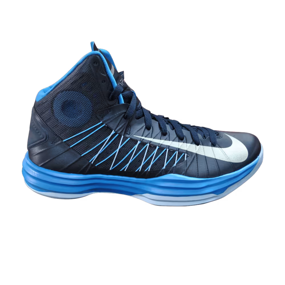 Nike Hyperdunk 2012+ Black Blue Glow