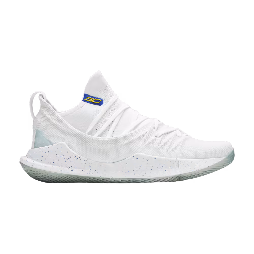 Under Armour Curry 5 Low Triple White