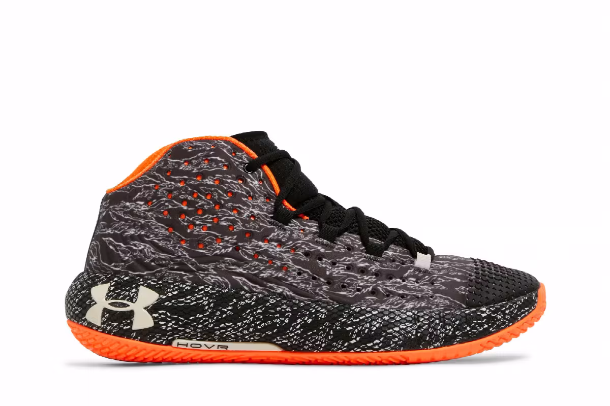 Under Armour HOVR Havoc 2 Thunder Grey Orange, view 2