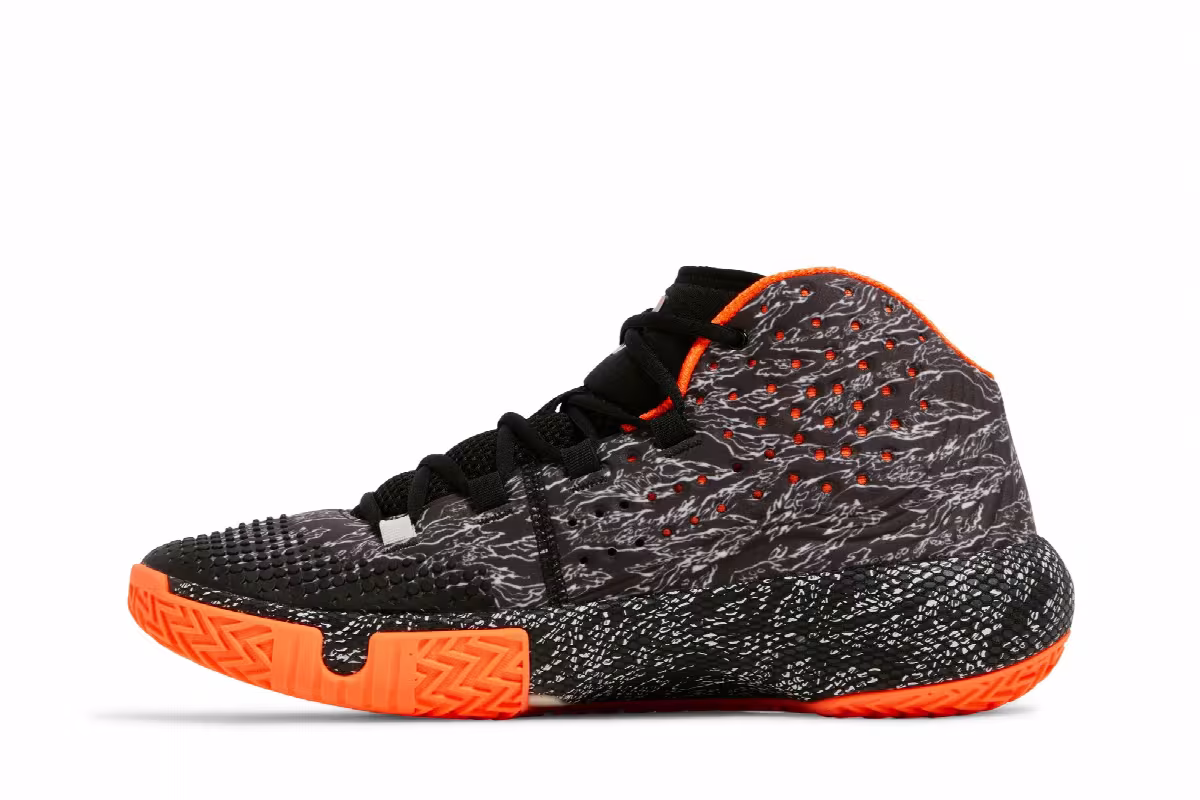 Under Armour HOVR Havoc 2 Thunder Grey Orange, view 4