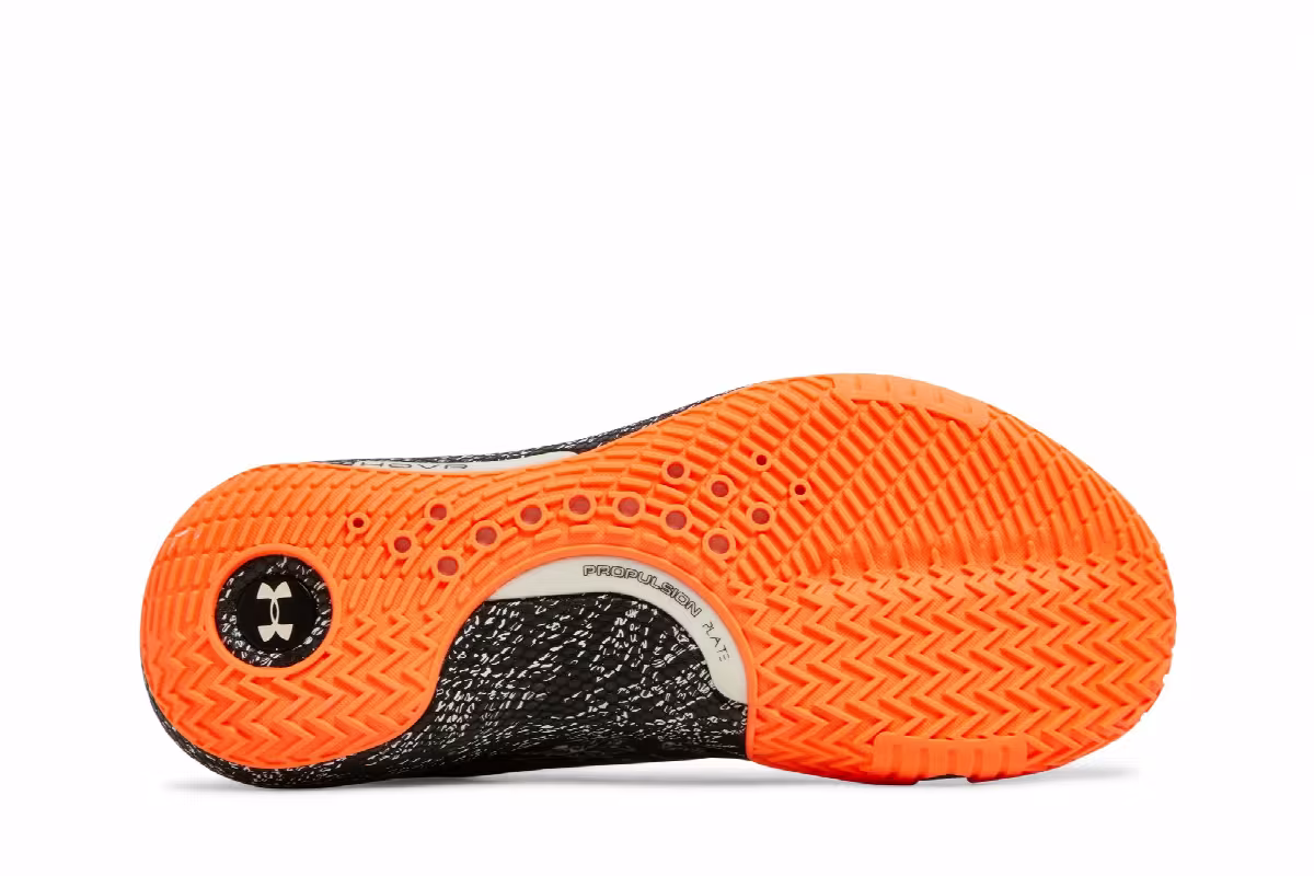 Under Armour HOVR Havoc 2 Thunder Grey Orange, view 5