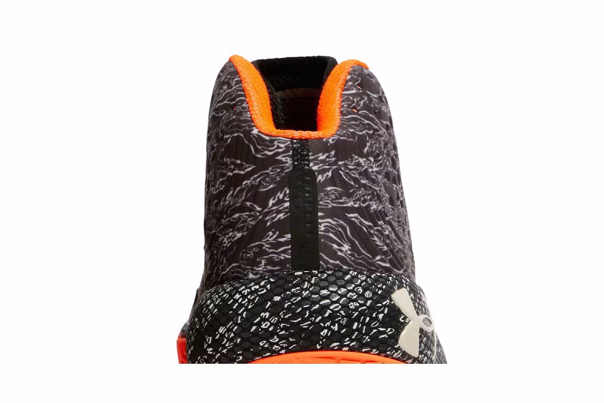 Under Armour HOVR Havoc 2 Thunder Grey Orange, view 8