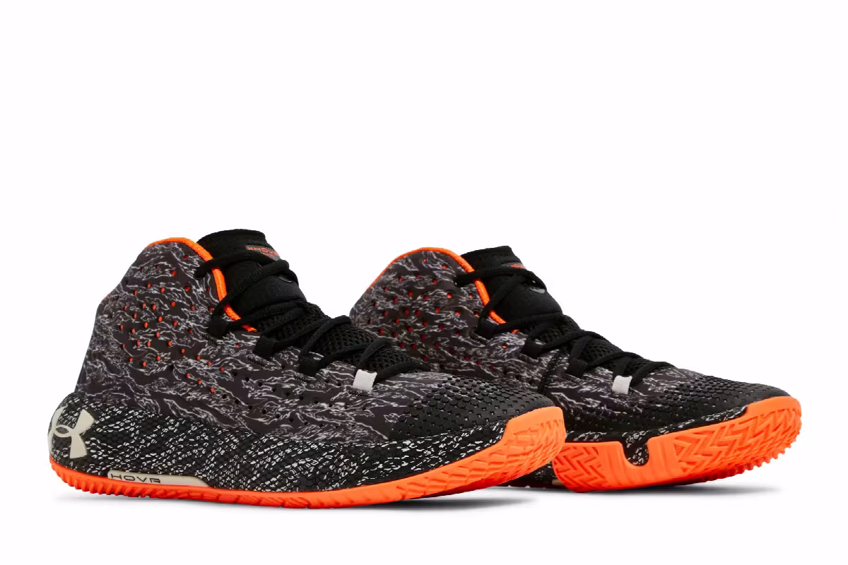 Under Armour HOVR Havoc 2 Thunder Grey Orange, view 9