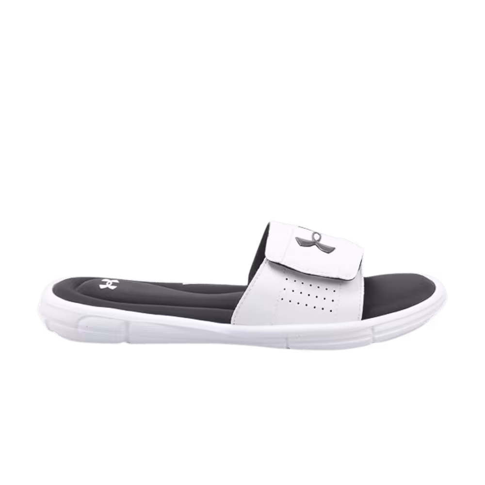 Under Armour Ignite 5 Slide White Black