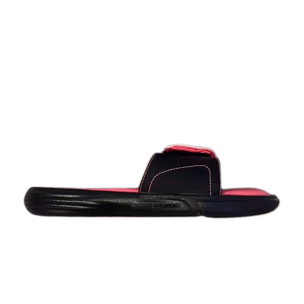 Under Armour Women's Ignite 7 Slide Black Cerise