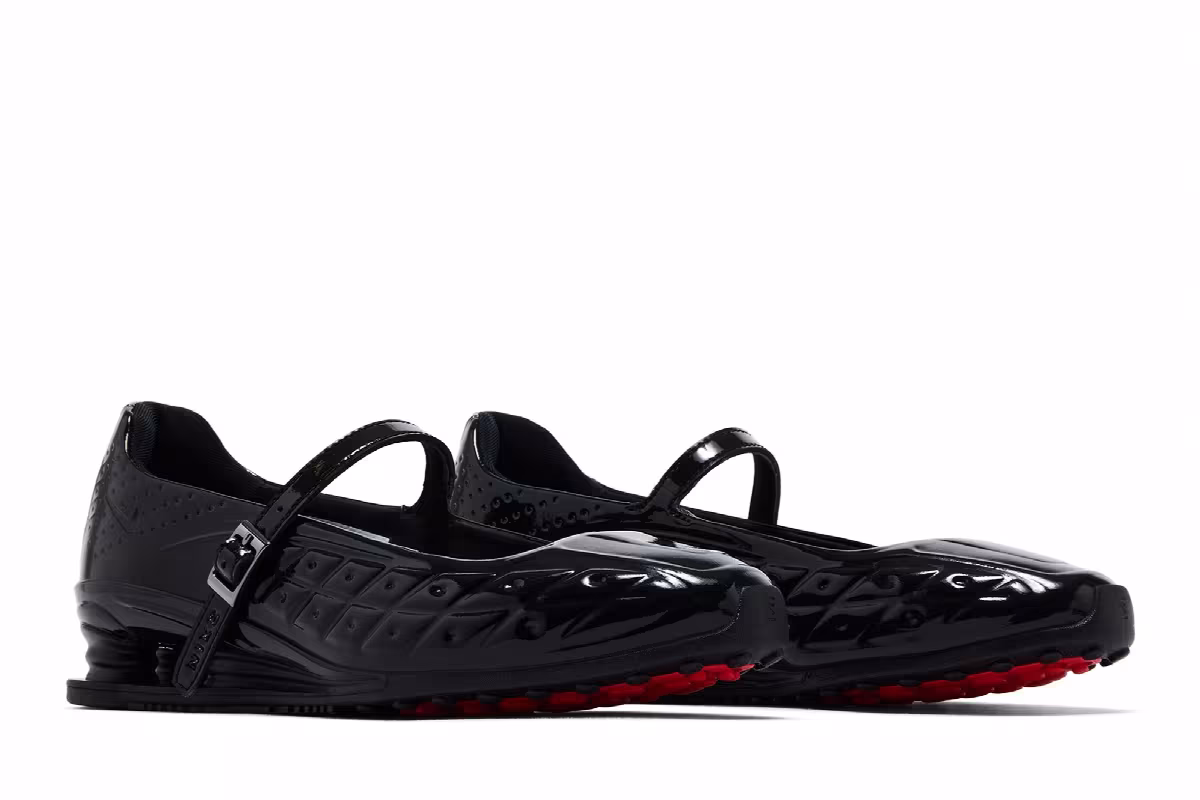 Nike Women's Shox Z Calistra Triple Black, view 9