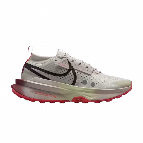 Nike Wmns Zegama 2 'Light Grey Green Red'