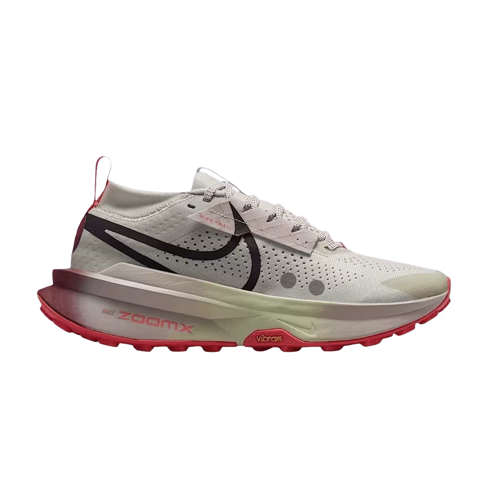 Nike Women's Zegama 2 Light Grey Green Red