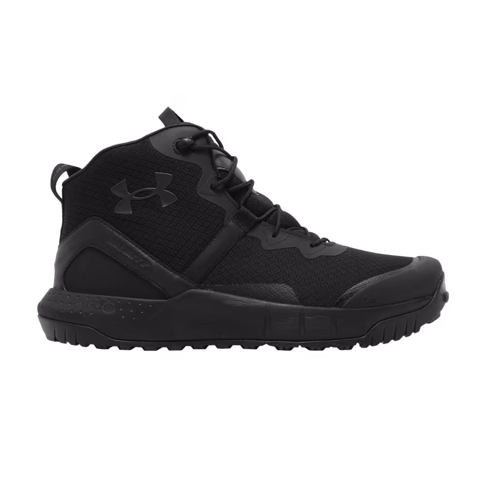 Under Armour Micro G Valsetz Zip Mid Tactical Boots Black Jet Grey