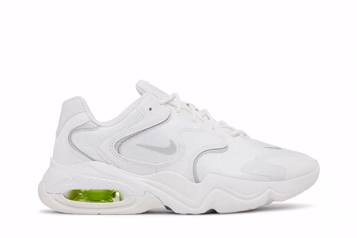 Nike Air Max 2X White Metallic Silver, view 2