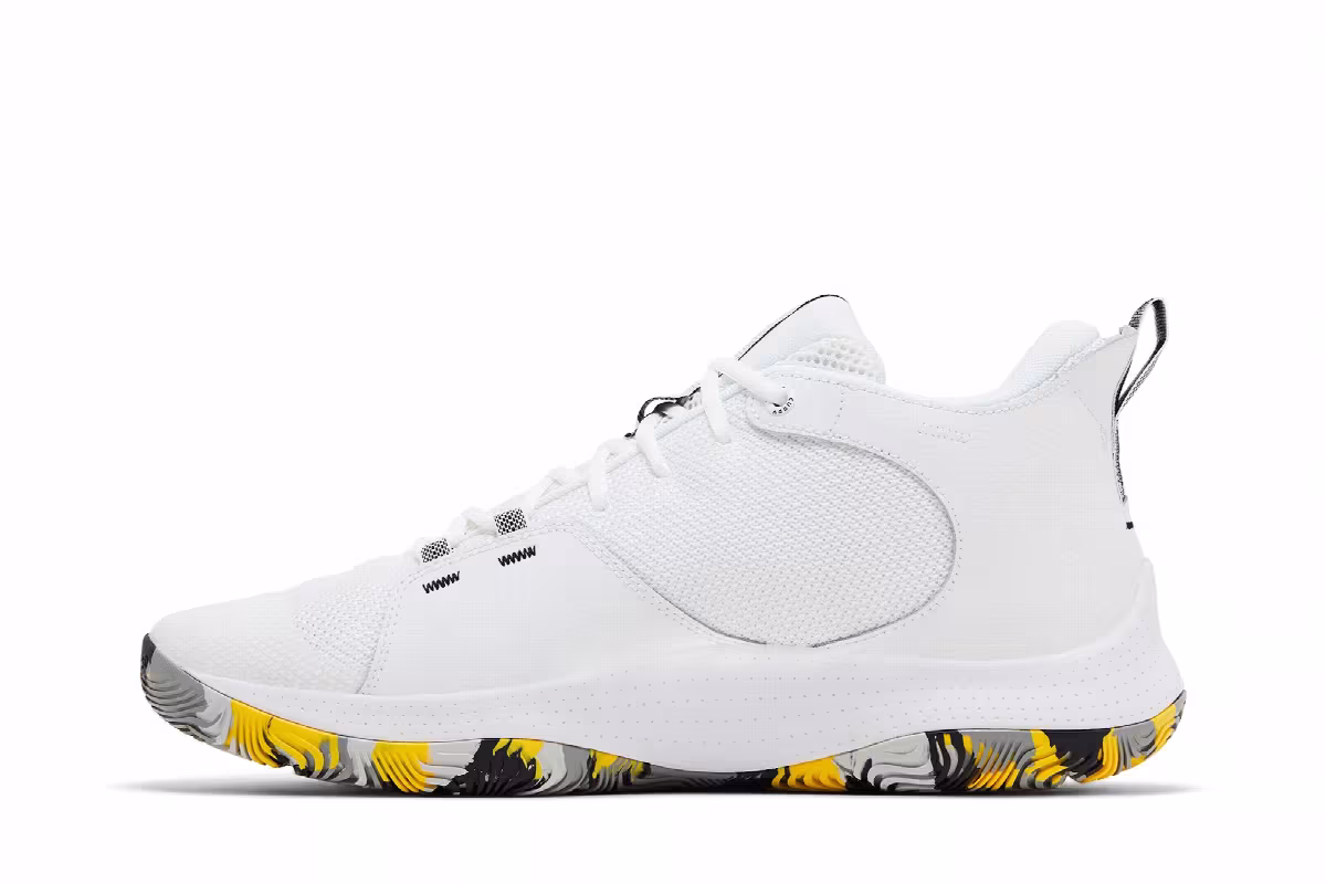 Under Armour 3Z5 Curry White, view 4
