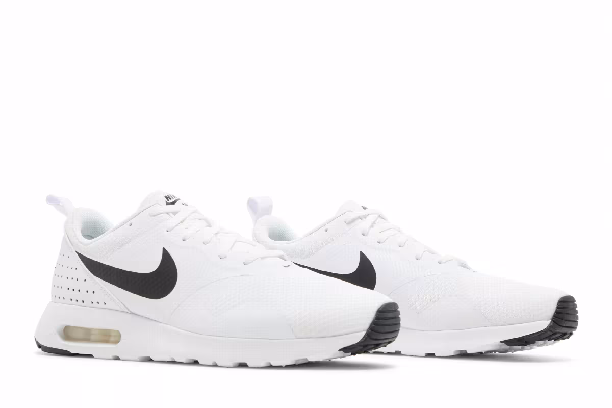 Nike Women's Air Max Tavas White Black, view 9