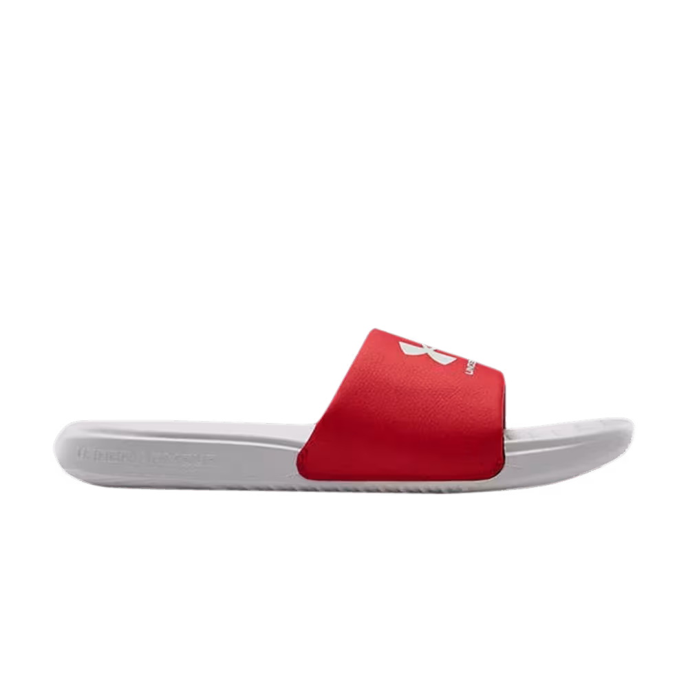 Under Armour Ansa Fixed Slide Halo Grey Red