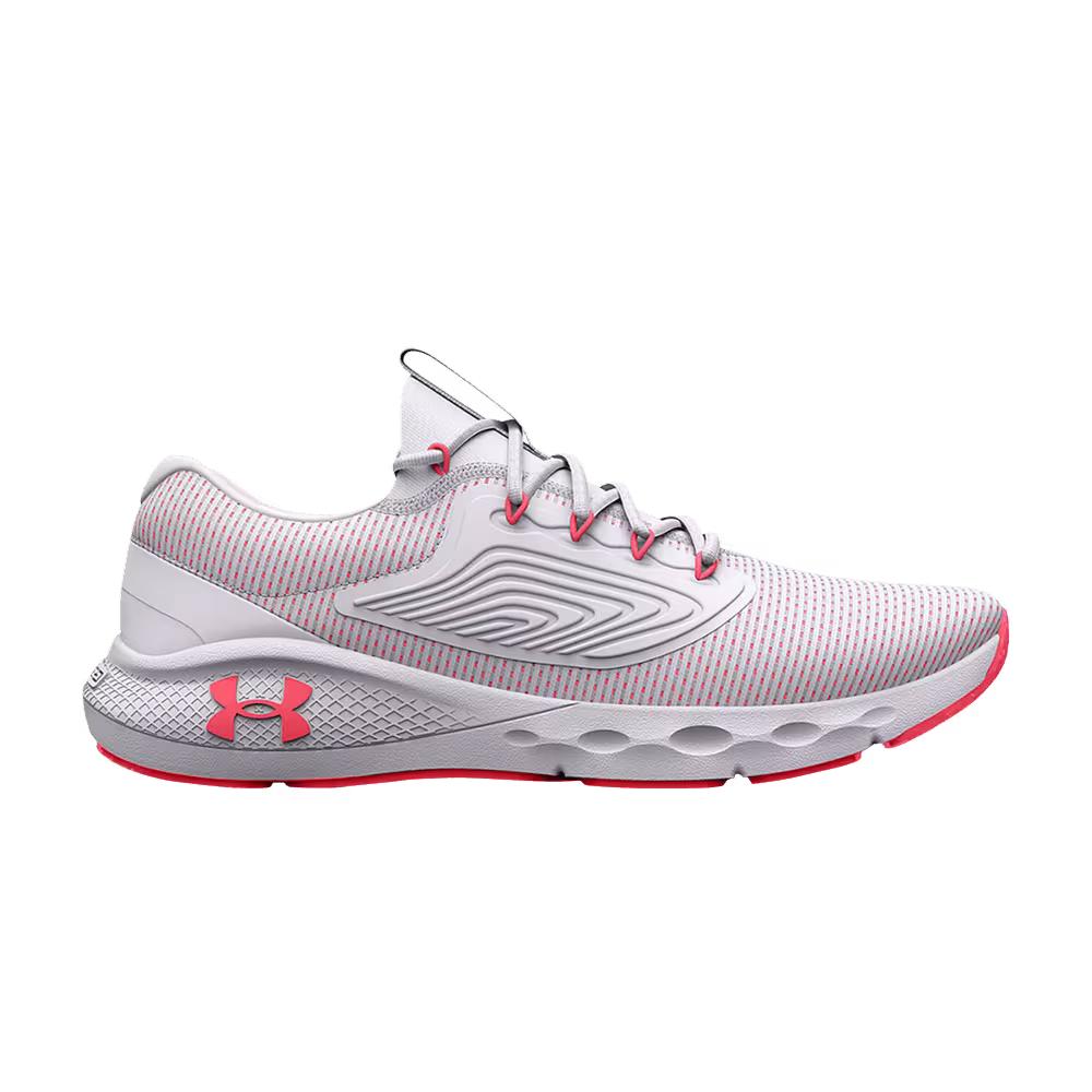 Under Armour Women's Charged Vantage 2 White Blitz Red