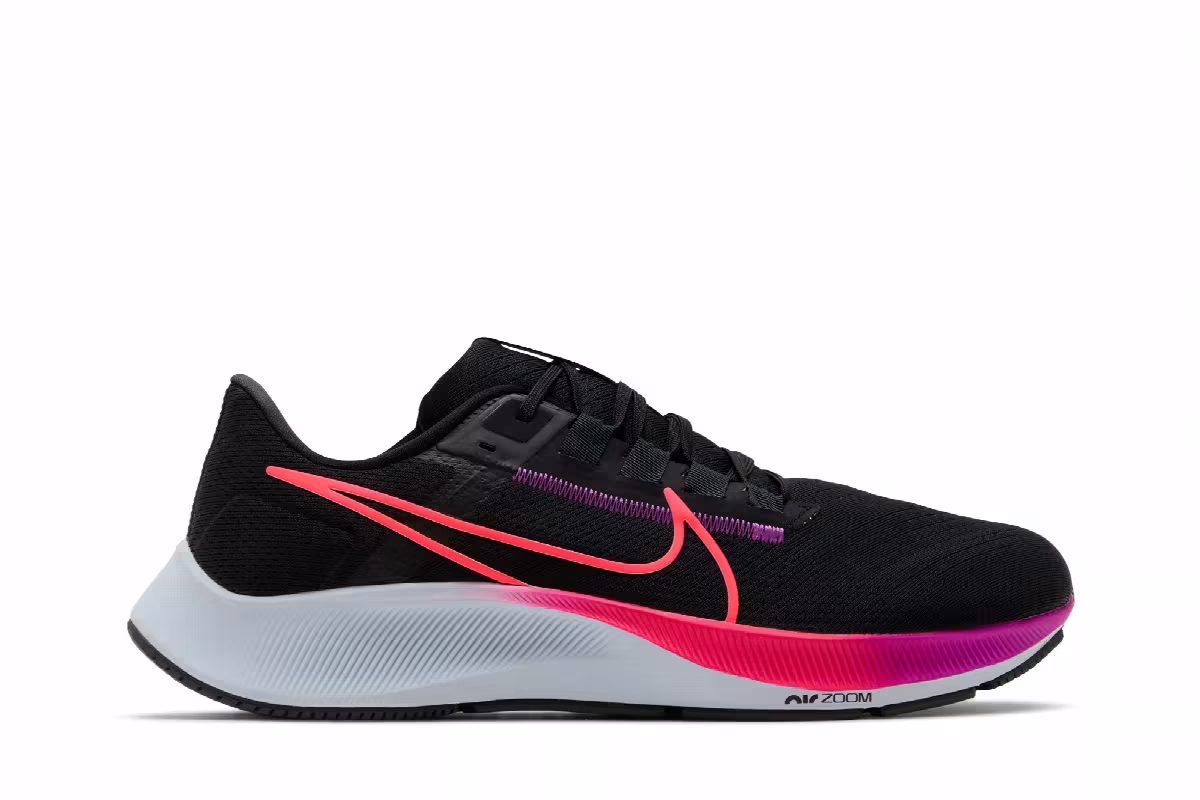 Nike Air Zoom Pegasus 38 Black Hyper Violet, view 2