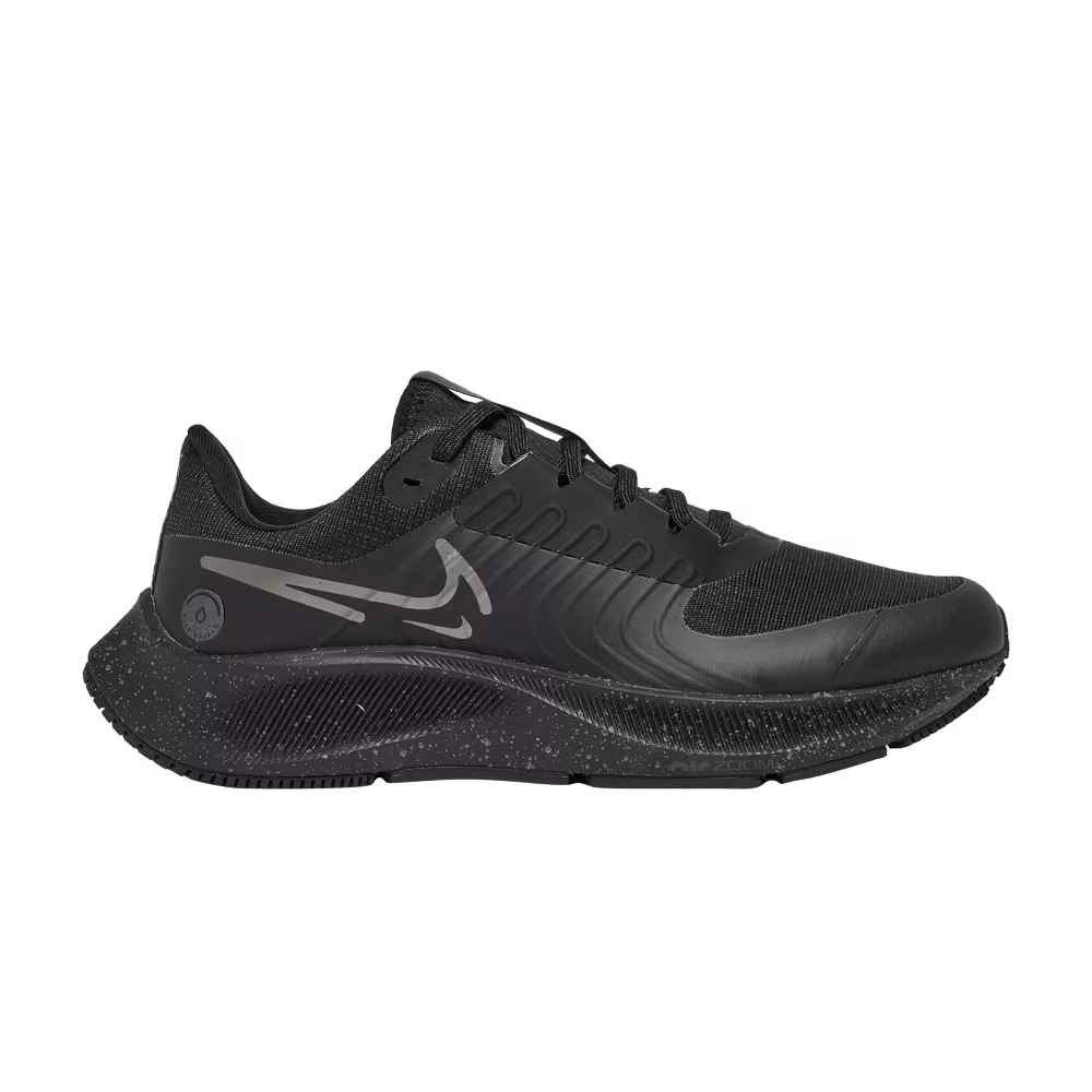 Nike Women's Air Zoom Pegasus 38 Shield Black Metallic Dark Grey