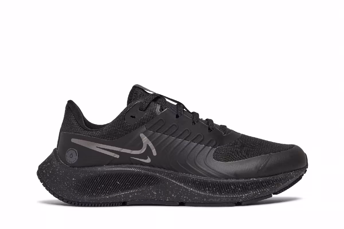 Nike Women's Air Zoom Pegasus 38 Shield Black Metallic Dark Grey, view 2