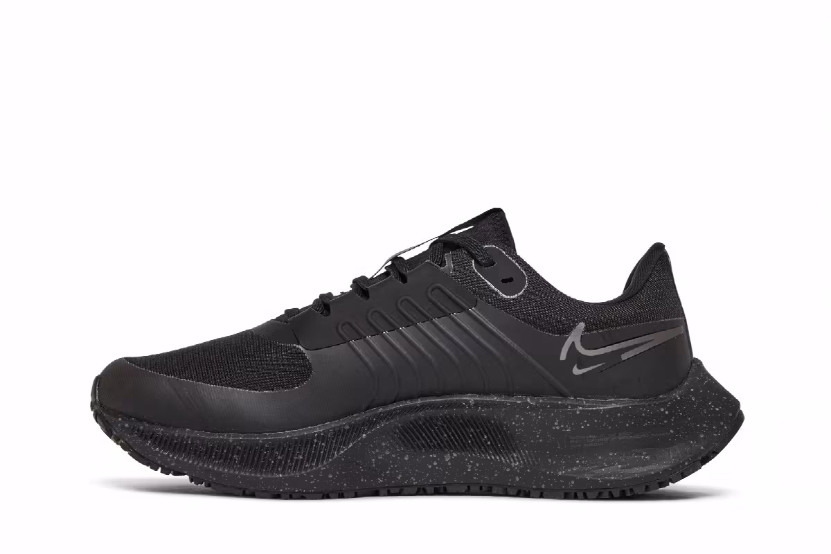 Nike Women's Air Zoom Pegasus 38 Shield Black Metallic Dark Grey, view 4