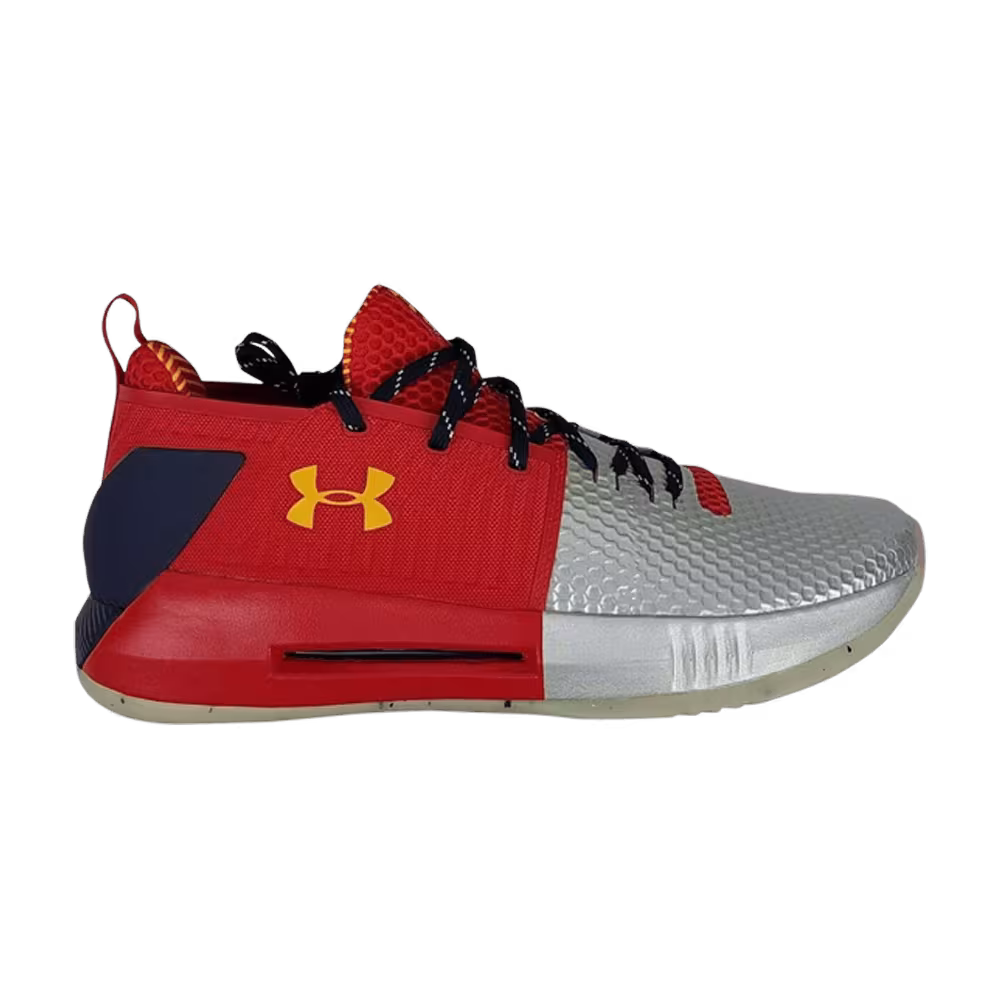 Under Armour Drive 4 Low Red Silver