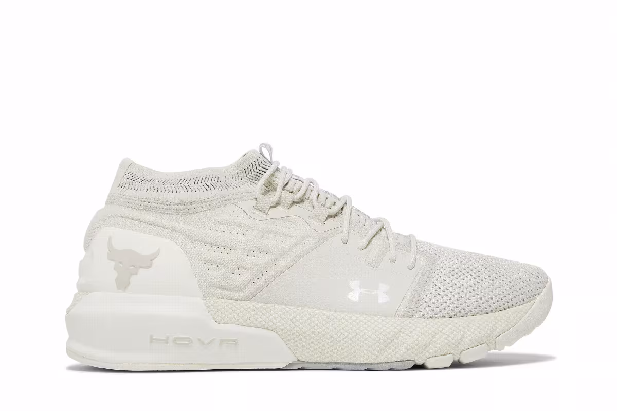 Under Armour Women's Project Rock 2 Onyx White, view 2