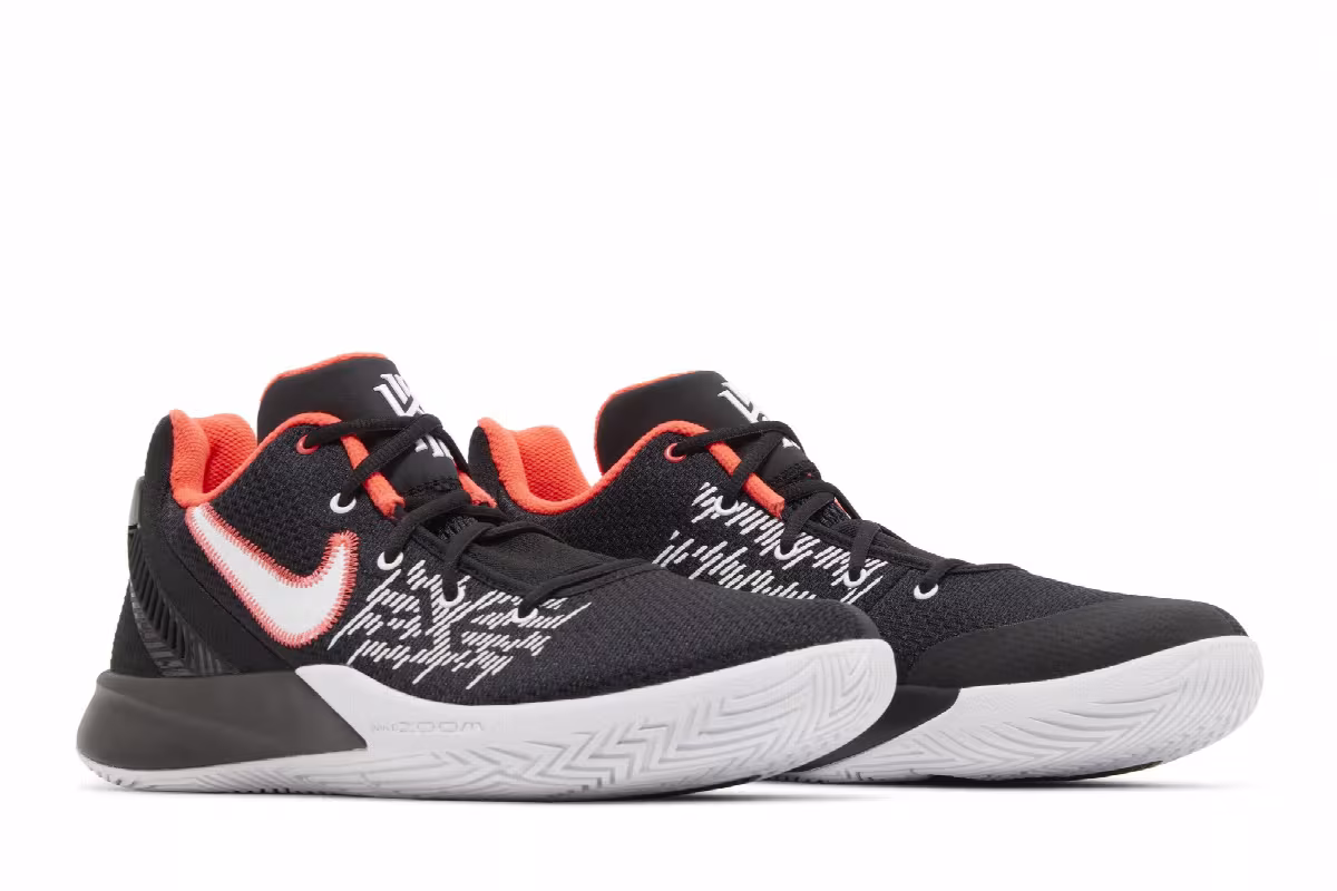 Nike Kyrie Flytrap 2 Black Bright Crimson, view 9