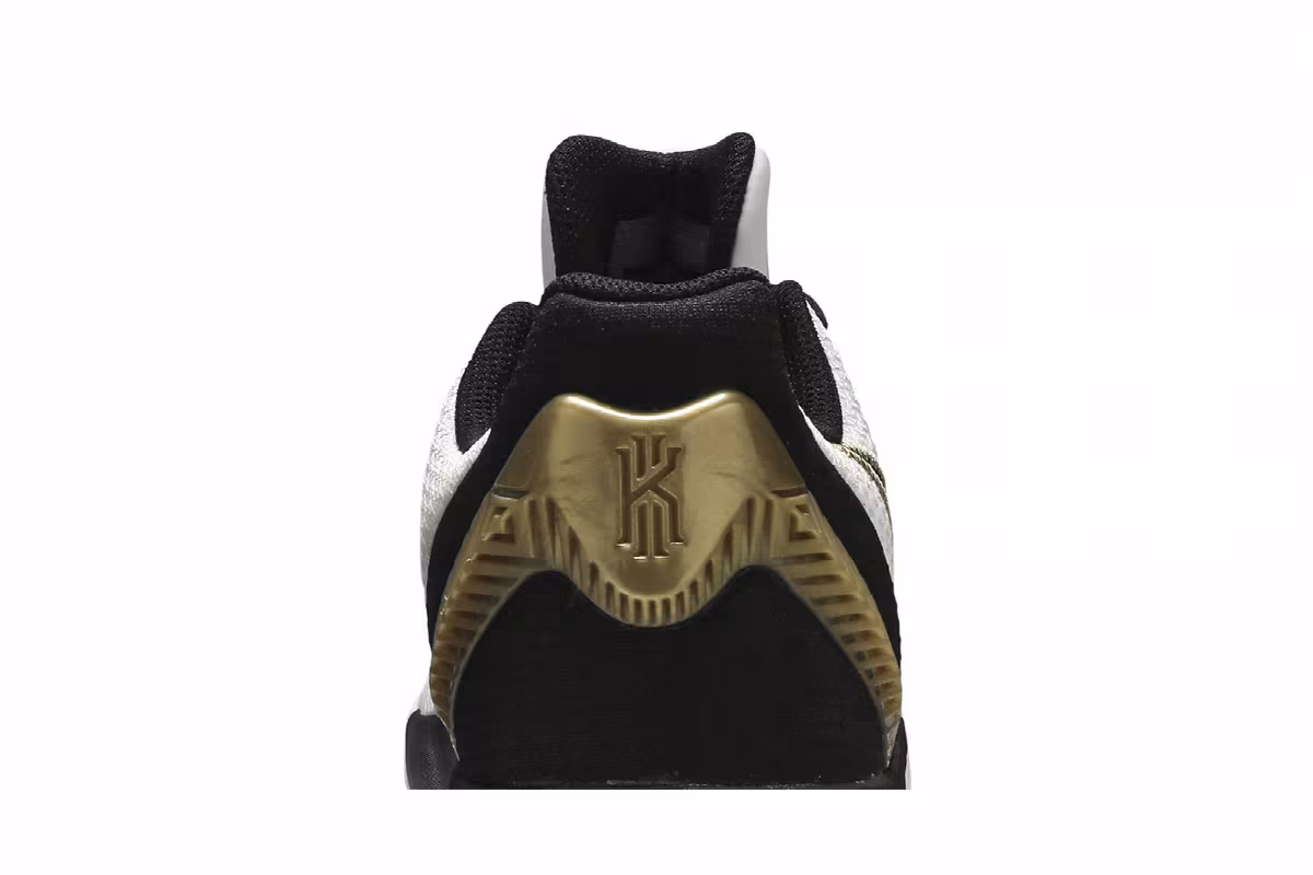 Nike Kyrie Flytrap 2 White Gold Black, view 8