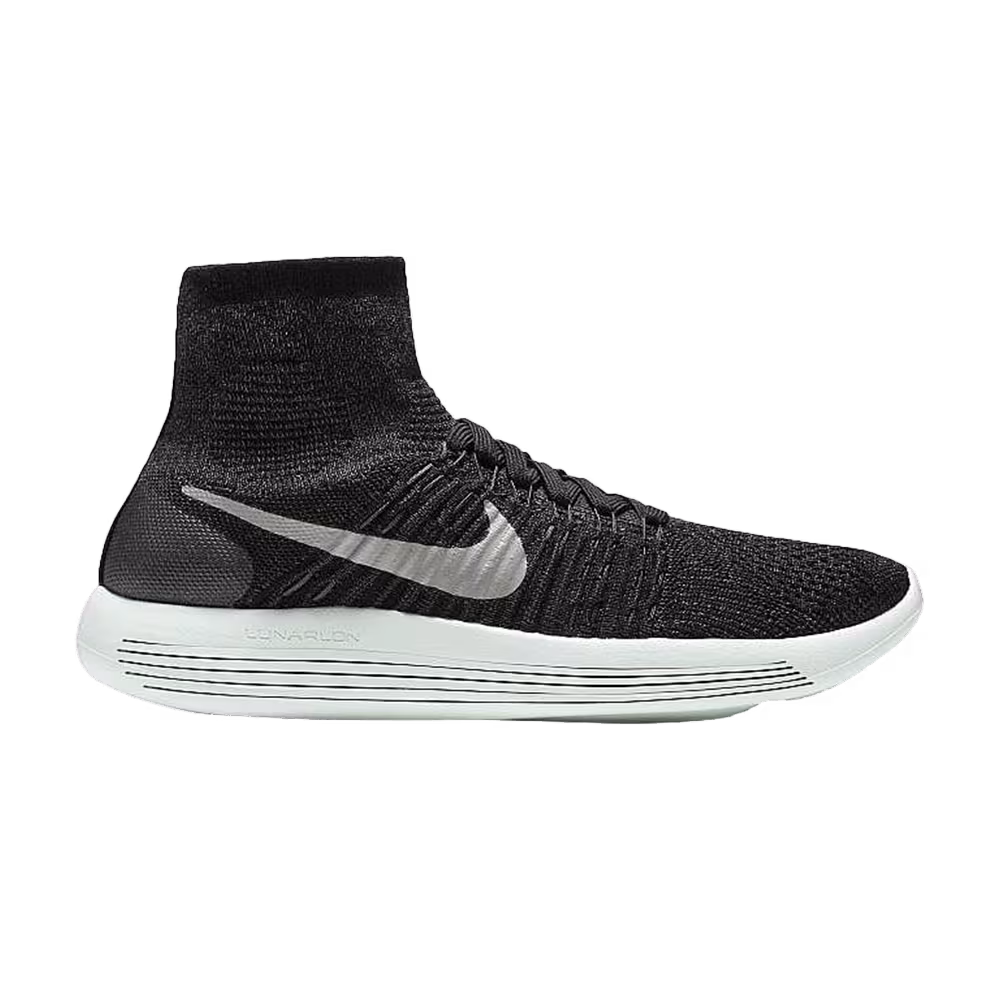 Nike Women's Lunarepic Flyknit LB Black Metallic