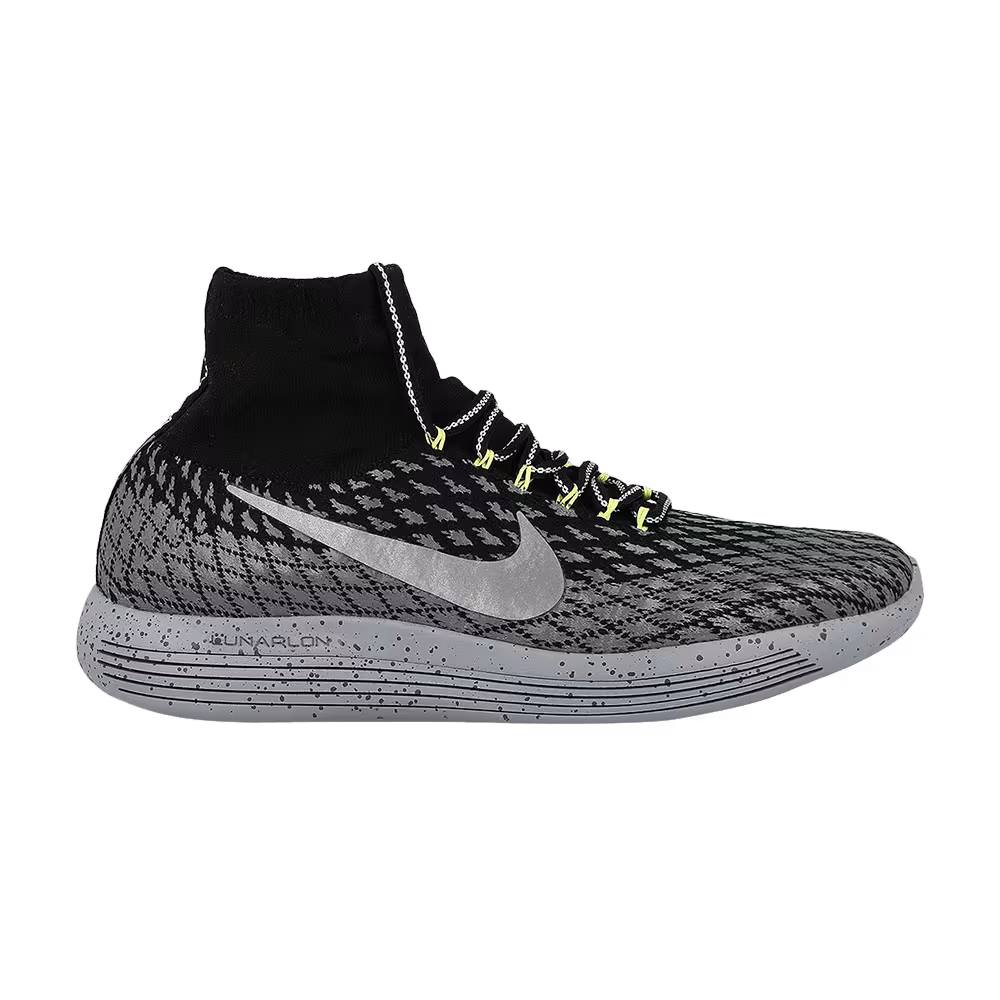 Nike LunarEpic Flyknit Shield Dark Grey Black