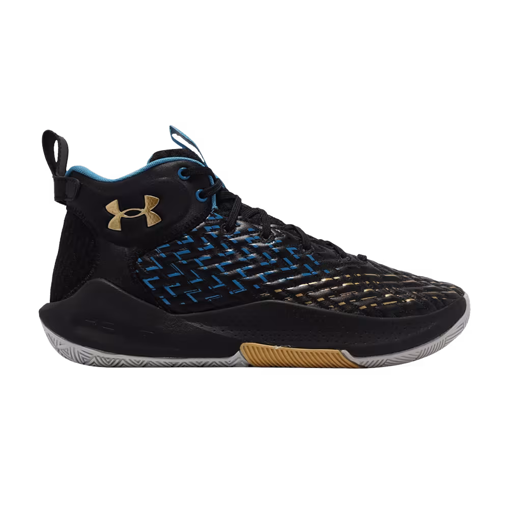 Under Armour HOVR Havoc 4 Clone Black Gold Blue