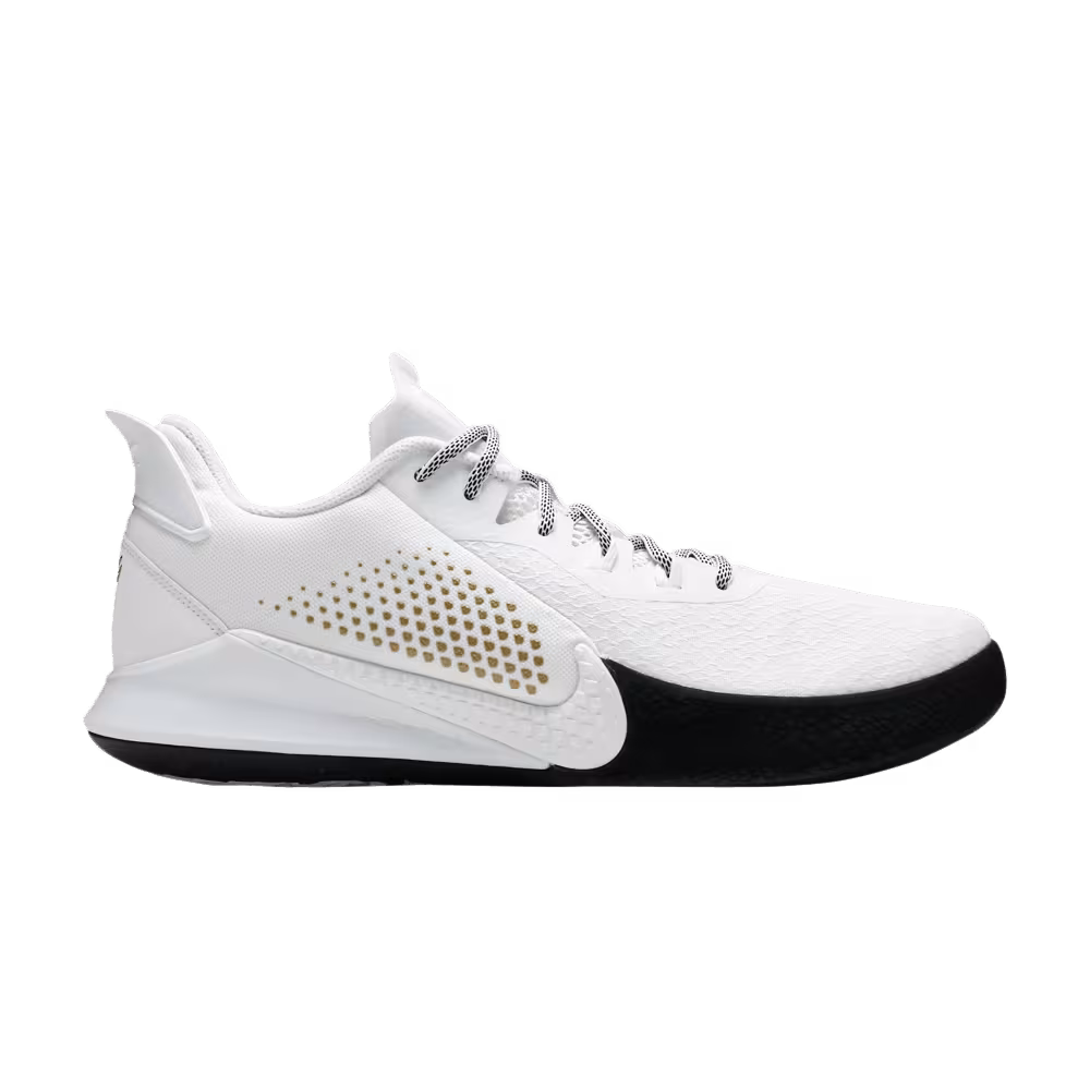 Nike Mamba Fury White Metallic Gold