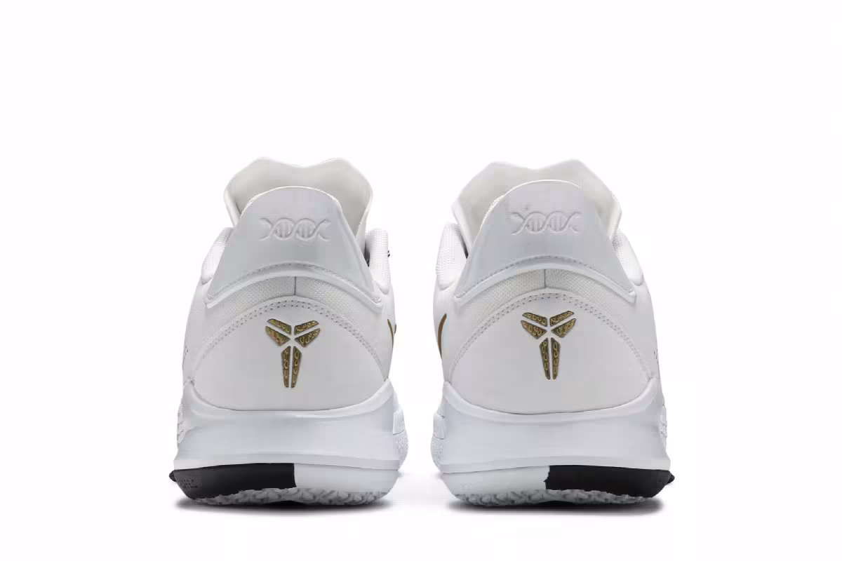 Nike Mamba Fury White Metallic Gold, view 7