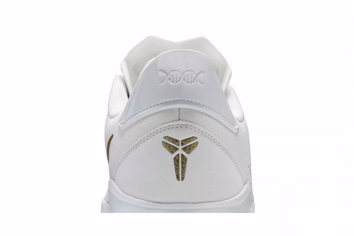 Nike Mamba Fury White Metallic Gold, view 8