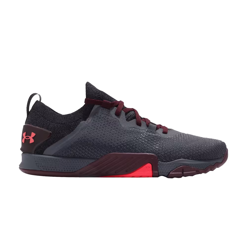 Under Armour TriBase Reign 3 Pitch Grey Venom Red
