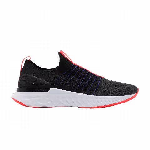Nike React Phantom Run Flyknit 2 'Black Bright Crimson'