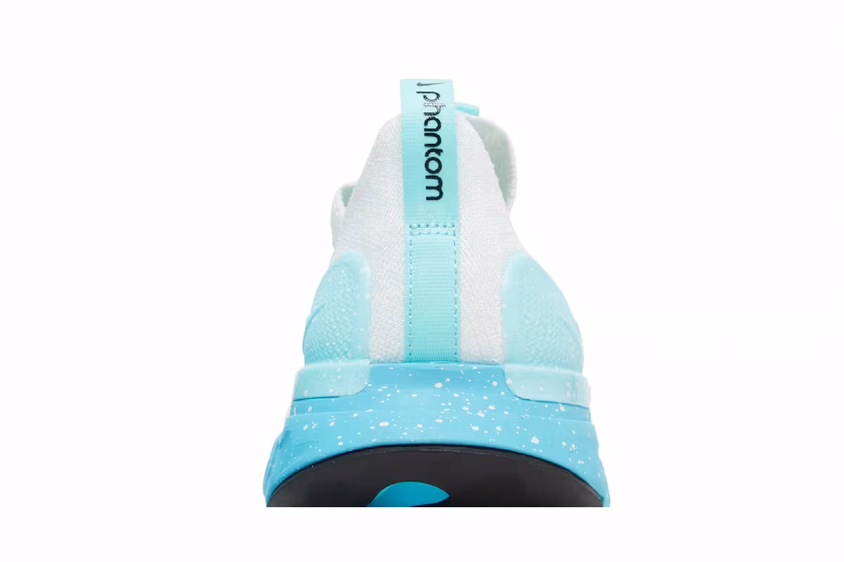 Nike React Phantom Run Flyknit 2 White Glacier Blue, view 8