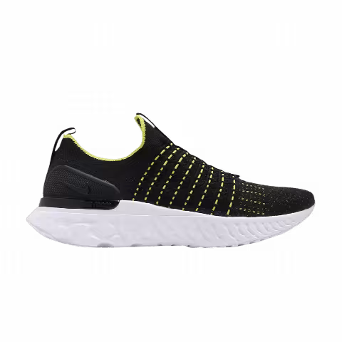 Nike React Phantom Run Flyknit 2 'Black Sonic Yellow'