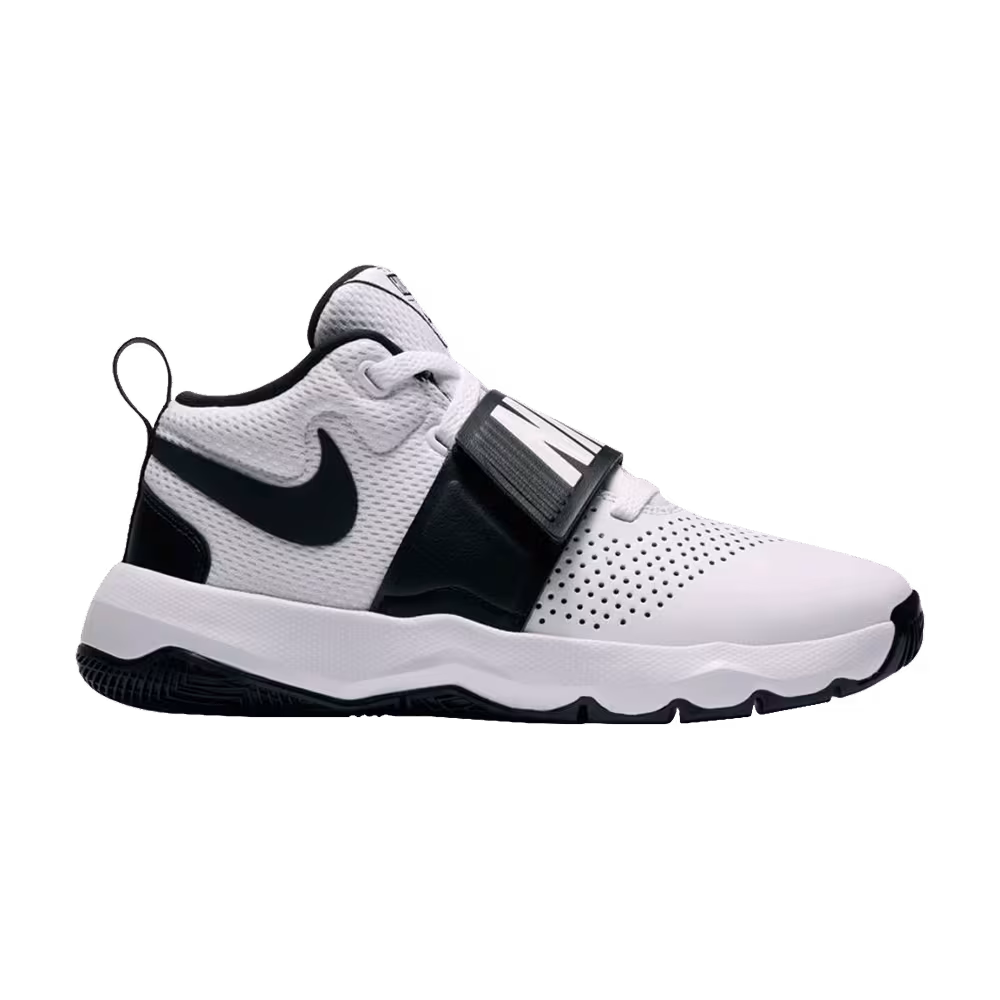 Nike Team Hustle D8 GS White Black