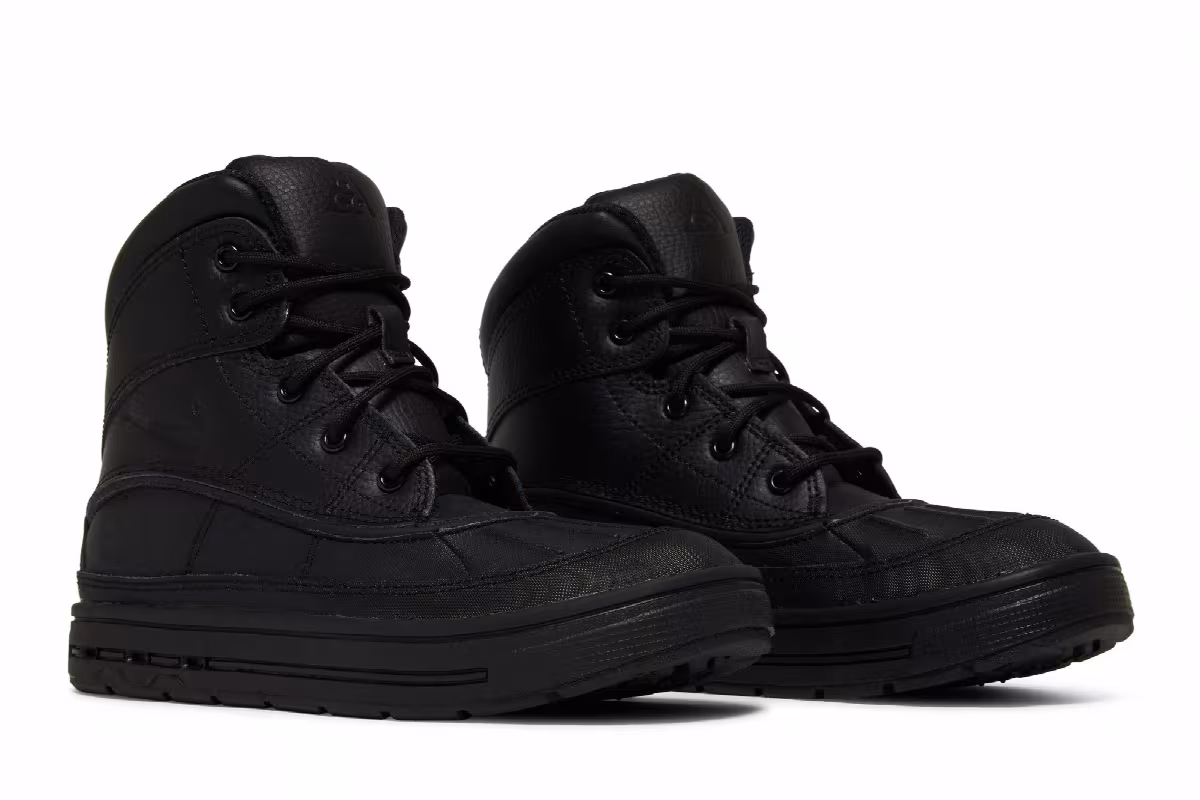 Nike Woodside 2 High PS Triple Black, view 9