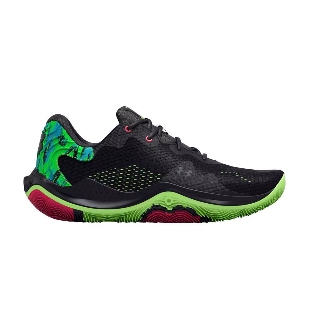 Under Armour Spawn 4 Printed Black Quirky Lime