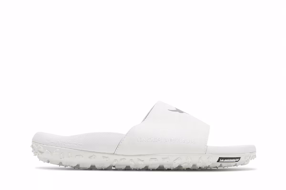 Under Armour Project Rock Slides White, view 2