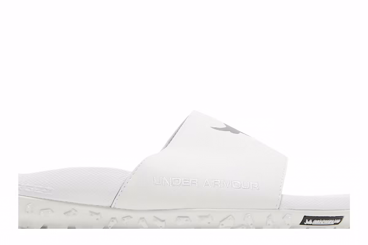 Under Armour Project Rock Slides White, view 3