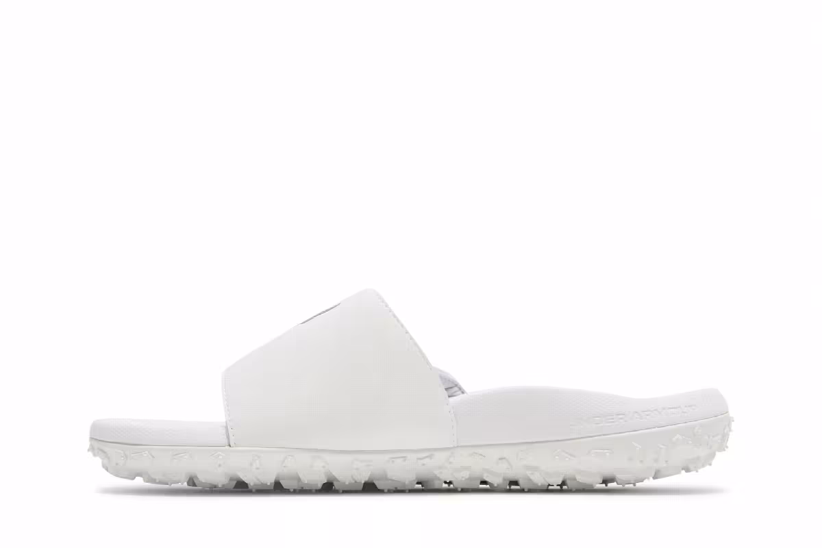 Under Armour Project Rock Slides White, view 4