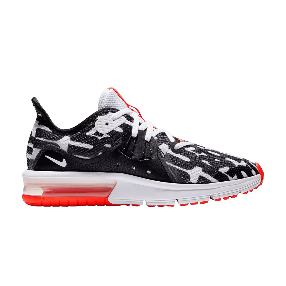 Nike Air Max Sequent 3 JDI GS Black White Crimson