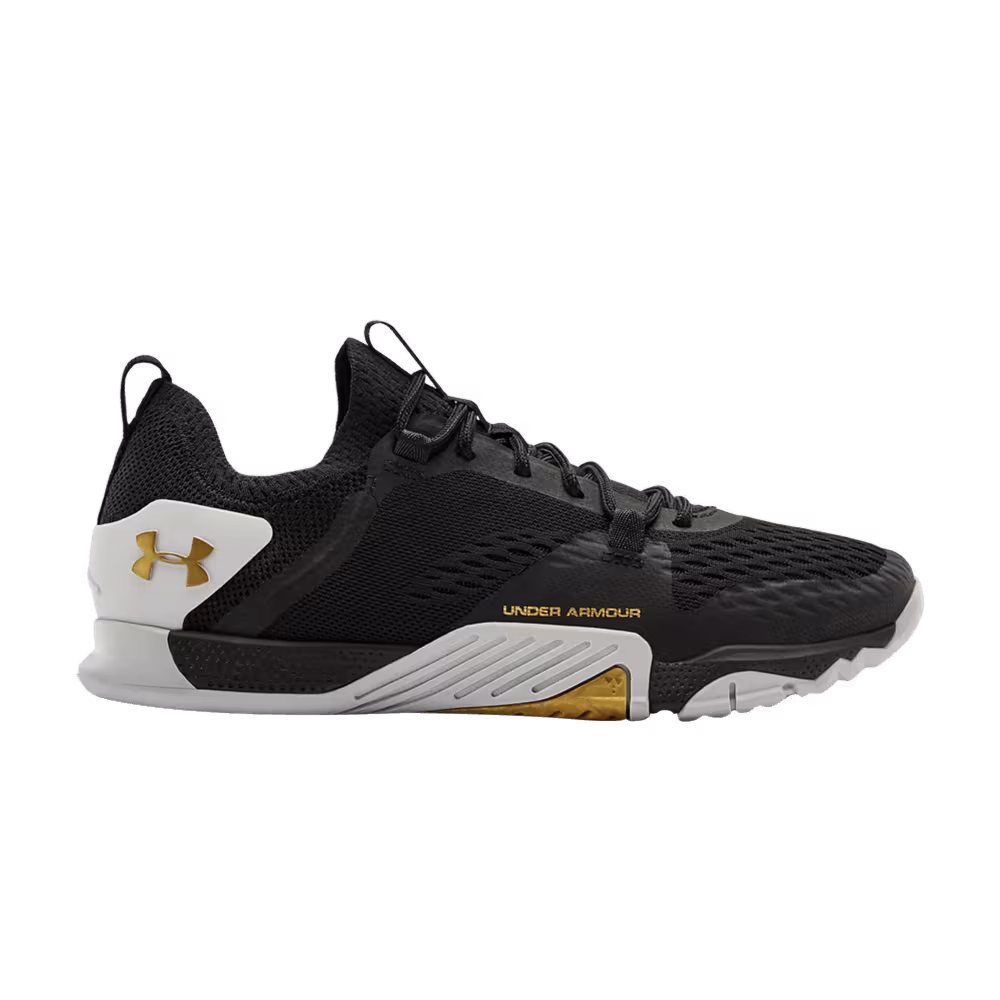 Under Armour Women's Reign 2 TriBase Black Metallic Gold Luster