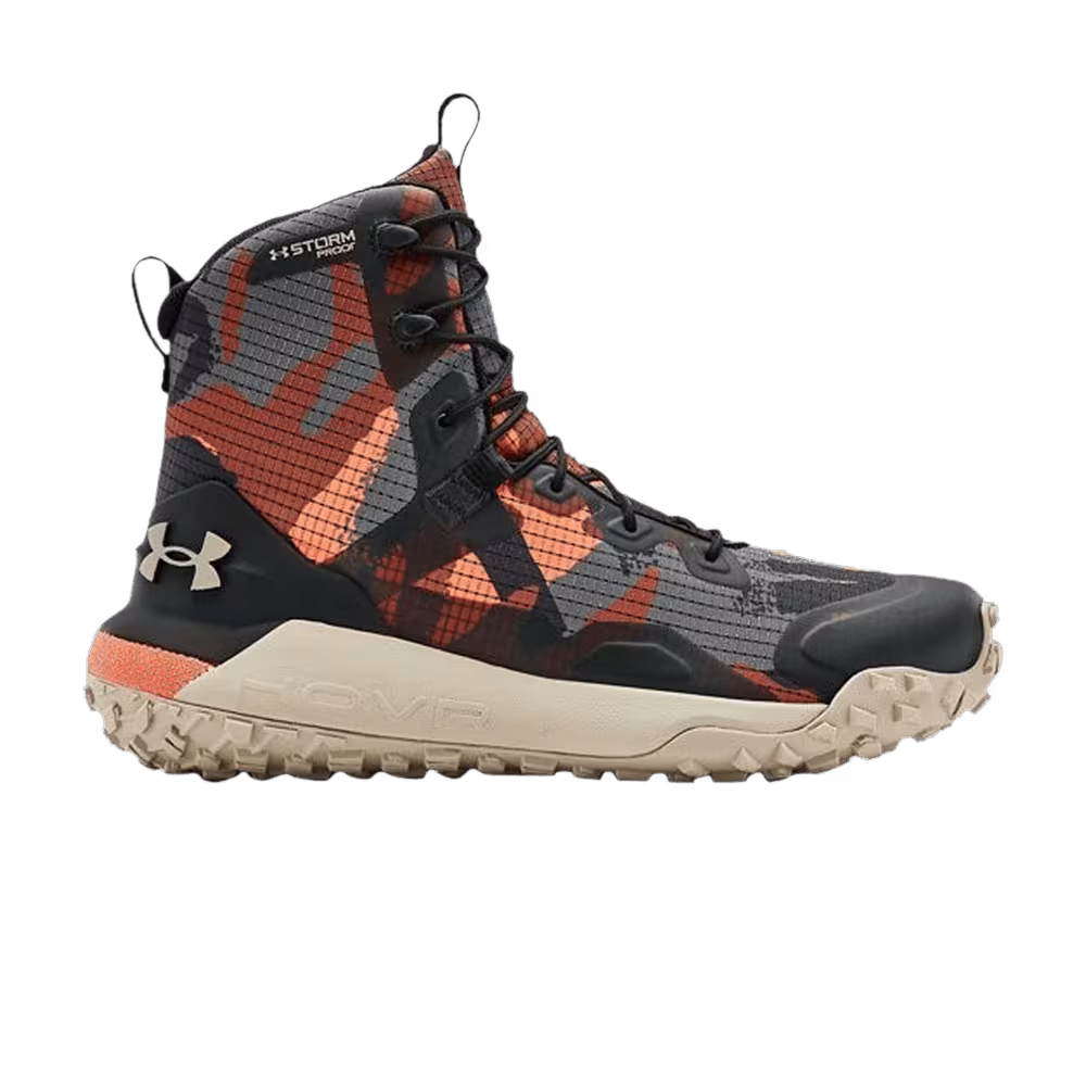 Under Armour HOVR Dawn Boot Grey Orange Camo
