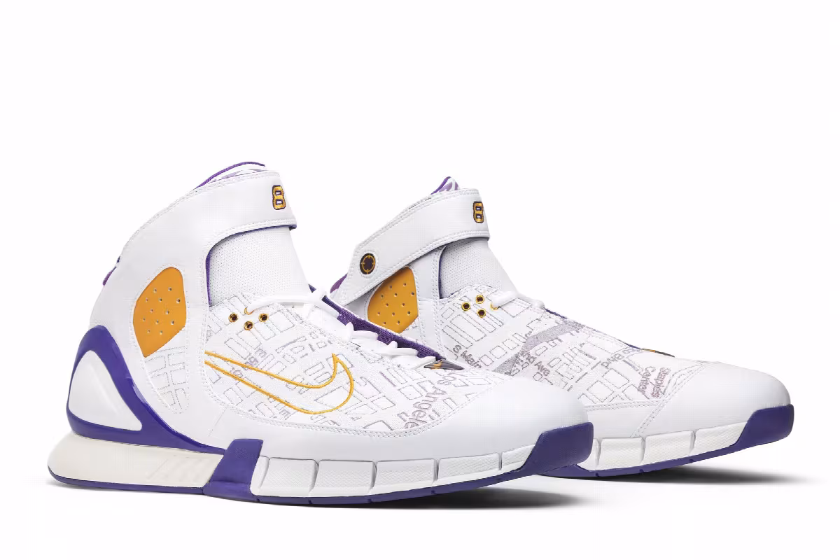 Nike Air Zoom Huarache 2K5 Laser KB LA Map, view 9