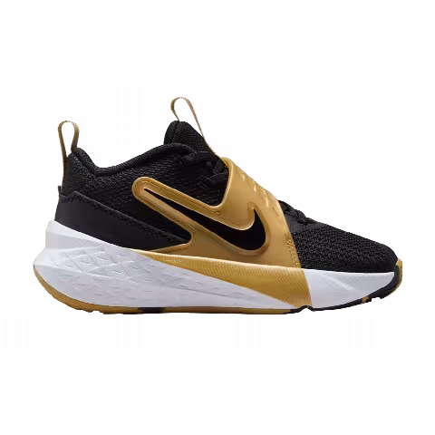 Nike Team Hustle D12 PS 'Black Metallic Gold'